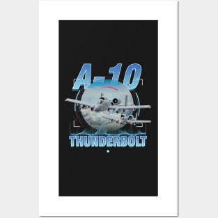 A10 Thunderbolt Close Air Support  Airforce Pilot Gift Modern Warbird Posters and Art